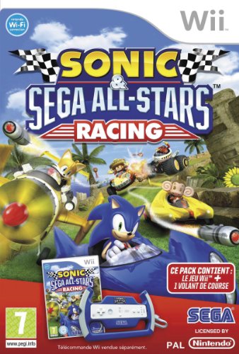Sonic & Sega All-Stars Racing + volant idéal pour les soirées de jeux en famille