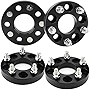 EZISOE 5X110 to 5x4.5 Wheel Adapters, 1 inch 5x110 to 5x114.3 Spacers 65.1mm Hub Bore with 12x1.5 Studs
