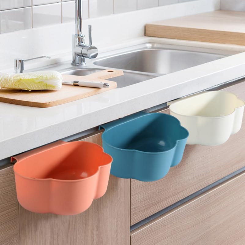 Alipis 3pcs Canecas de basura colgantes para cocina miniatura 6