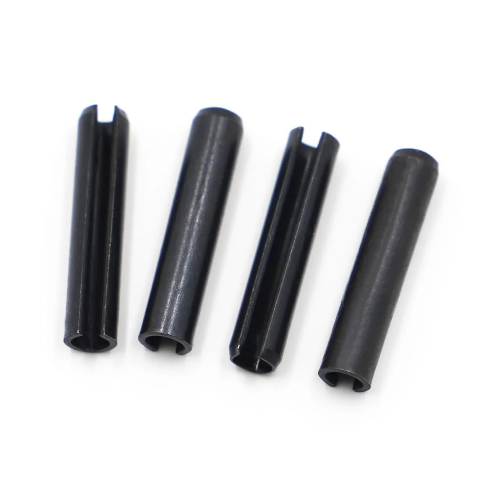 Dyyeuavt 5Mm 50Pcs Spring-Type Straight Pins Steel Spring Elastic Cylindrical Cotter Pin Dowel M1.5 M2 M3(M2.5 50Pcs,)