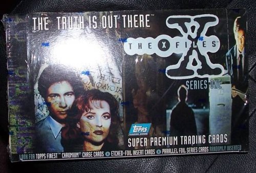The X-Files Series One Super Premium Trading Cards Topps Sealed Box