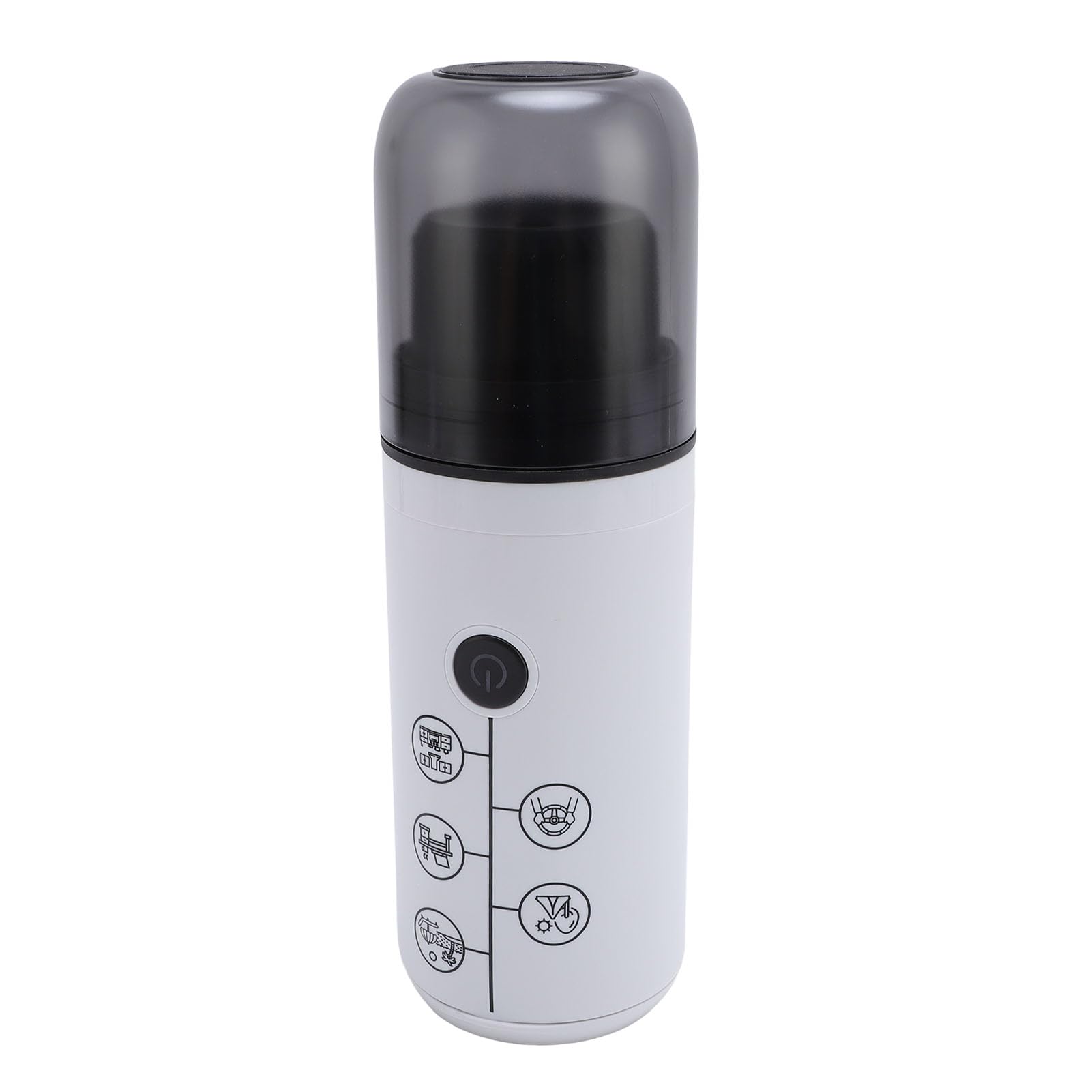 Pongnas Caffettiera Elettrica Portatile da 17 Bar per Viaggi in Campeggio all'aperto – Doppio Scomparto per caffè Macinato in Polvere e Capsule – Batteria Senza Fili da 2600 MAh – 120 Ml – Peso