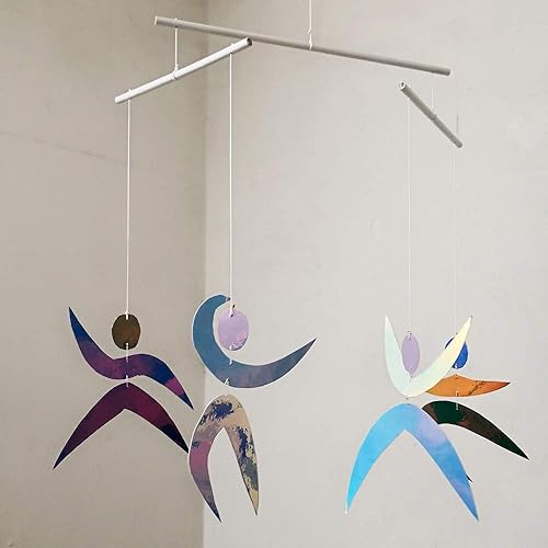 Miniatura 3 de Dancers mobile Assembled Dancers Montessori Classic Visual Mobile for Baby Reflectors and discoloration materials.Baby Shower gift idea