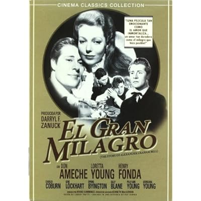 The Story of Alexander Graham Bell (El Gran Milagro) Spanish import, plays in English