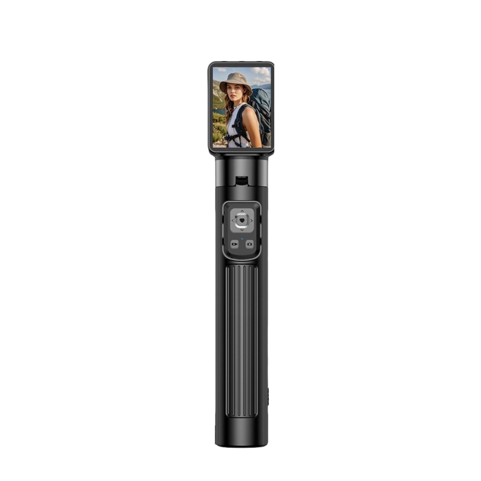 Soporte para Selfie Extensible de 170 Cm con Pantalla de Monitor