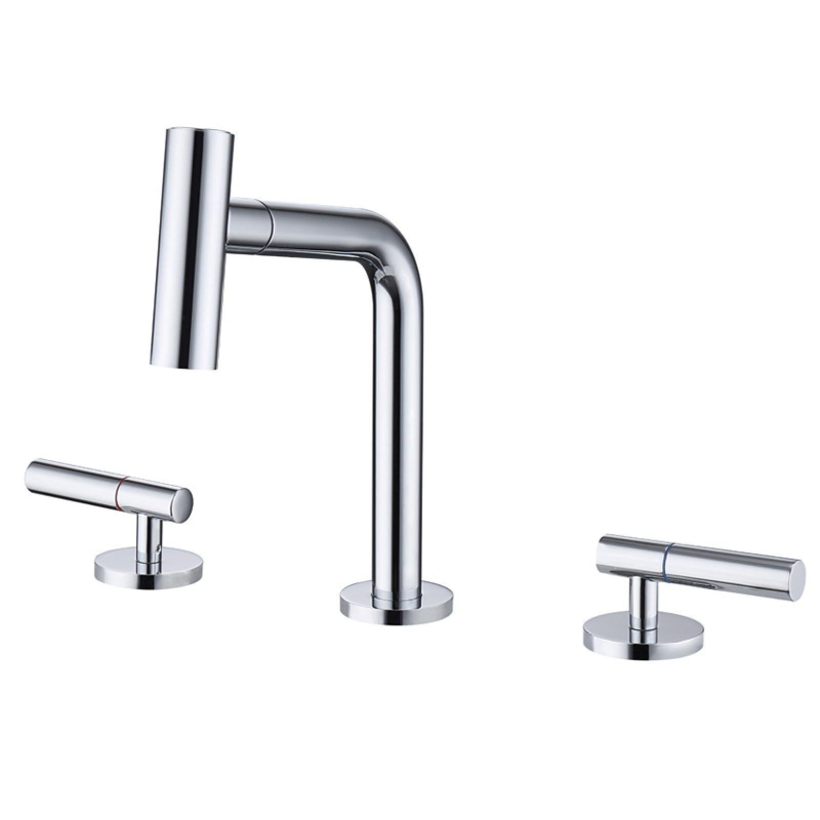 Robinet de lavabo extractible en cuivre pour simplifier la routine matinale