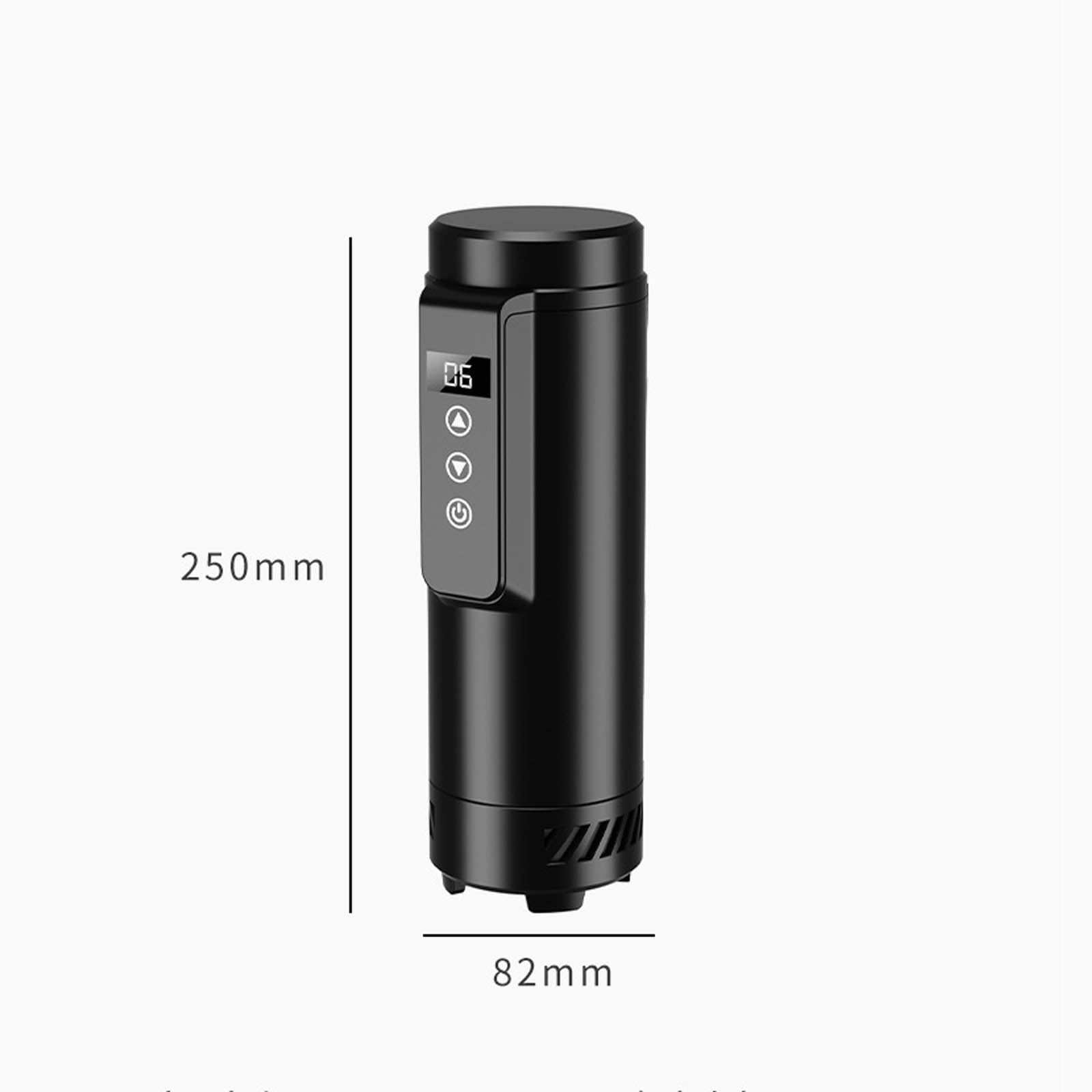 Vaso de almacenamiento recargable por USB, función de observación de temperatura, plan portátil para el cuidado de la hiperglucemia, vaso refrigerador portátil en todo el mundo