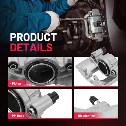 Image of BDFHYK 2pcs Front Disc Brake Caliper Compatible with Cadillac DeVille /Escalade 1992-2000,Compatible with Chevrolet C1500 /C2500, Compatible with GMC C1500 /Savana 2500 1988-2002