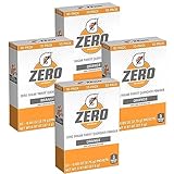 Gatorade Zero Thirst Quencher Powder Packets, Orange, 0.10 oz Individual Packets 40 Count