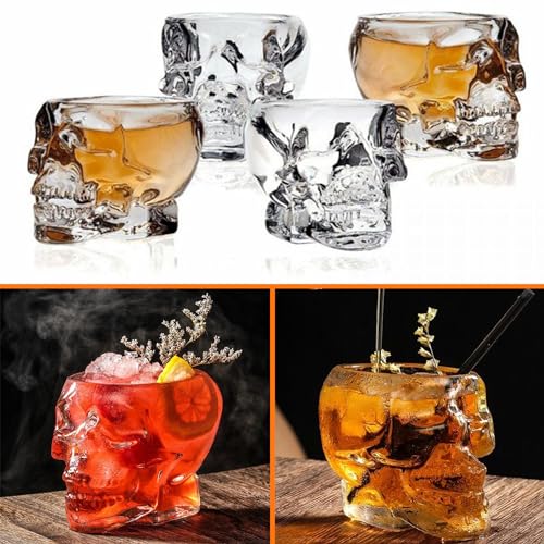 Vasos de whisky de calavera 350ml el regalo perfecto de diseño 5