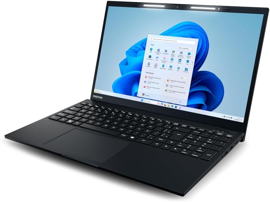 Notebook Positivo Vision R15 AMD® Ryzen 5-5500U Windows 11 Home 16GB RAM 512GB SSD 15.6” IPS Full HD Tecla Copilot - Preto Notebook Positivo Vision R15 AMD® Ryzen 5-5500U Windows 11 Home 16GB RAM 512GB SSD 15.6” IPS Full HD Tecla Copilot - Preto