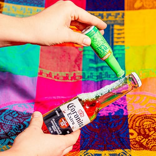 Twang Flavored Beer Salt Seasoning, Lime, 1.4 Oz Mini Bottles for Beer, Cocktails and Beverages (3 Pack) - Thumbnail 4