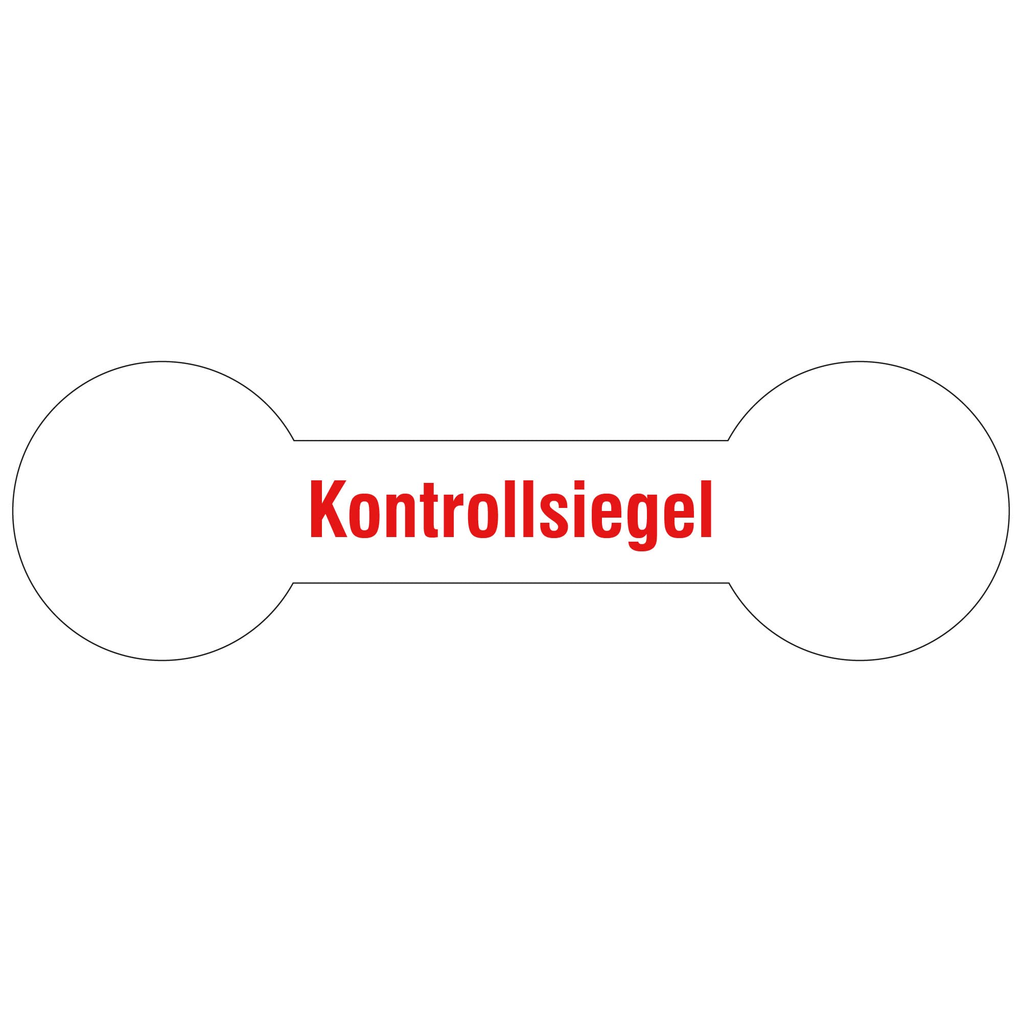 Labelident Siegeletiketten 70 x 21 mm - Kontrollsiegel - 1.000 Papier Sicherheitssiegel als Verschlussetiketten auf Rolle