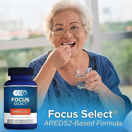 Image of Focus Select AREDS2-Based Eye Vitamin Supplement with Low-Zinc, 120 Count | Lutein and zeaxanthin vision supplement for macular support, doctor-developed, safe for smokers, made in USA, 60-day supply