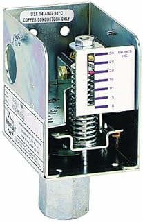 Dwyer Mercoid Series CS Diaphragm Pressure Switch, Fixed Deadband, 1-100