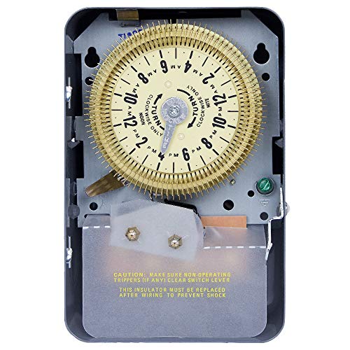Intermatic T1905 SPDT 24 Hour 125-Volt Time Switch with 3R Indoor Steel Enclosure, Color