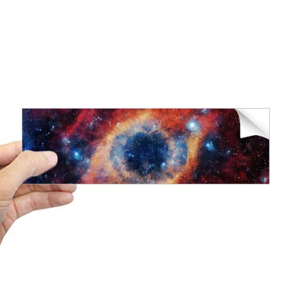 Sticker rectangulaire pour fenêtre œil nébuleuse coloré autocollant