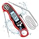 CIRYCASE Fleischthermometer Digital, Sofort Lesen Bratenthermometer Ofenthermometer, Externe Lange Sonde mit 102cm-Edelstahlkabel, Alarmeinstellung, Backofenthermometer für Küche, BBQ, Ofen, Backen