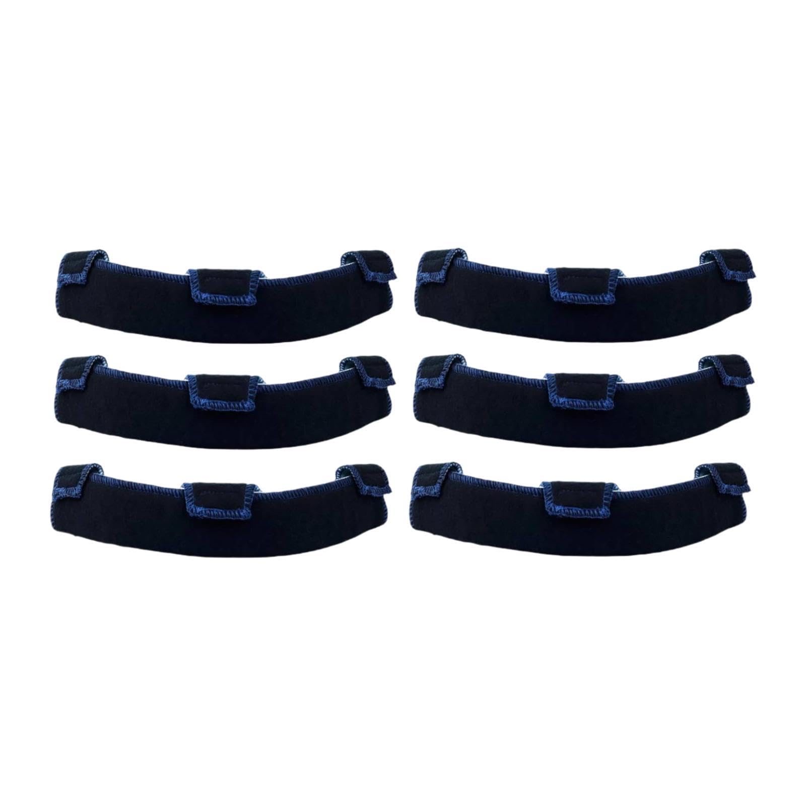 Cintas para el sudor Harilla de repuesto para cascos de seguridad, azul y negro, 6 piezas