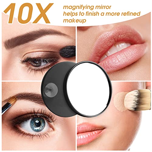 Hansong Hollywood Mirror With Lights Black Vanity Mirror With Usb Charging Port 14 Led Dimmable Bulbs Lighted Makeup Mirror 3 Color Lighting Modes #TOP3