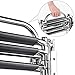 Marinebaby 3-4 Step Boat Ladder Under Platform Slide Mount Boat Boarding Ladder, Telescoping Ladder with a Carry Handle and Mounting Screws, Press-Type Spring Latch (4 Steps)