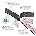 CANOPUS Hook and Loop Reclosable Fastener, SJ3550 250 Black Lock Tape for Hanging Pictures, Signs and Displays, Remotes, Tools, Crafts, 1 in x 6 ft, Made in USA