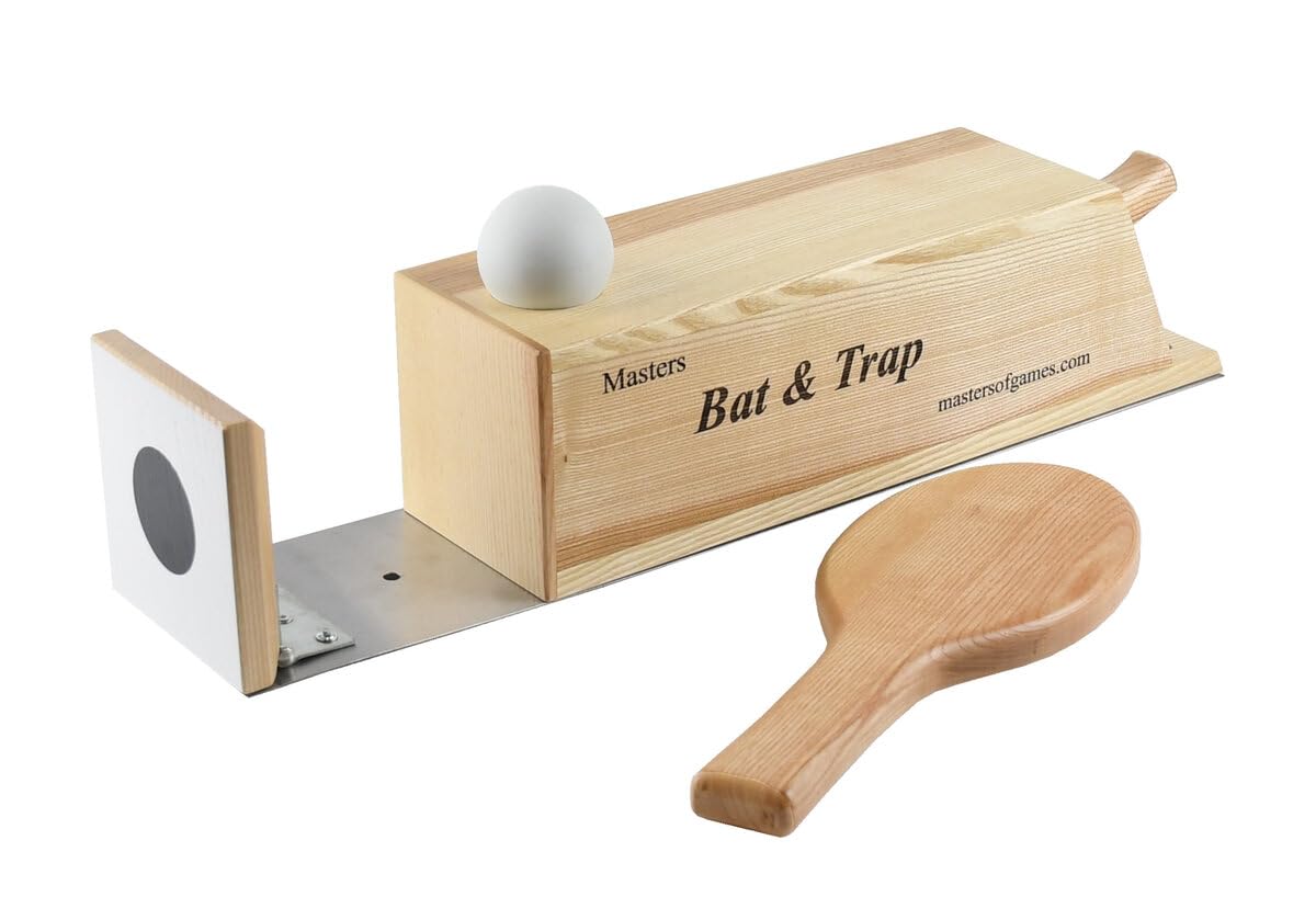 Full Size League standard Ash Bat and Trap Starter set (Bat, Trap, 2 balls)