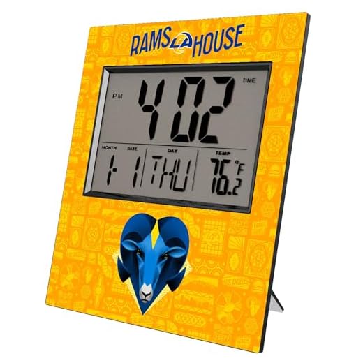 NFL 2024 Illustrated Limited Edition Digital Desk/Wall Clock