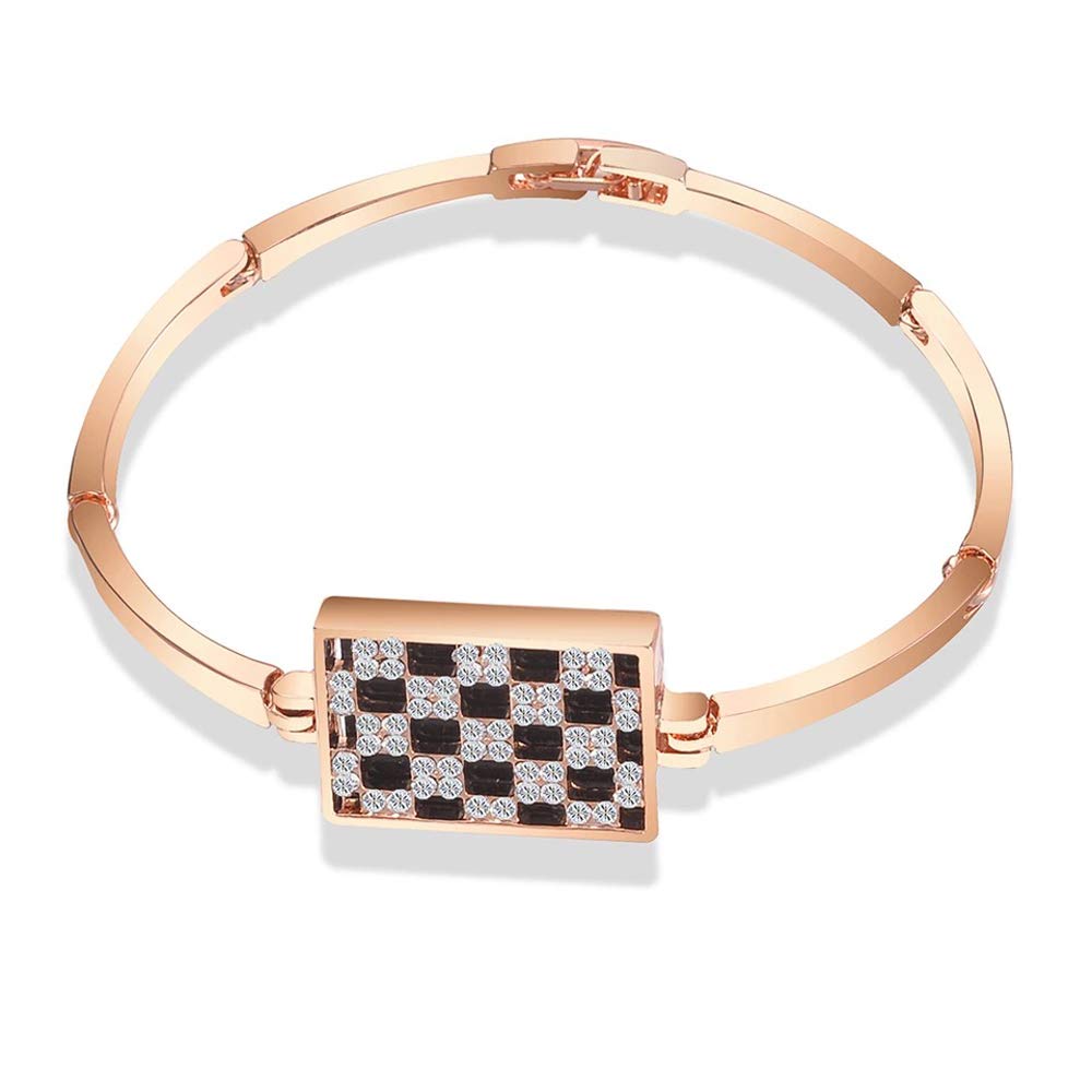 Shining Diva Fashion Stylish Bangle Gold Plated Charm Bracelet for Women (Rose Gold) (10960b) (B07YDRPPGJ) Amazon Price History, Amazon Price Tracker