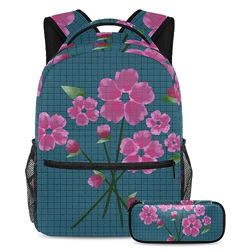 Sac à dos mosaïque rose résistant pour ados pour en finir avec les fermetures cassées