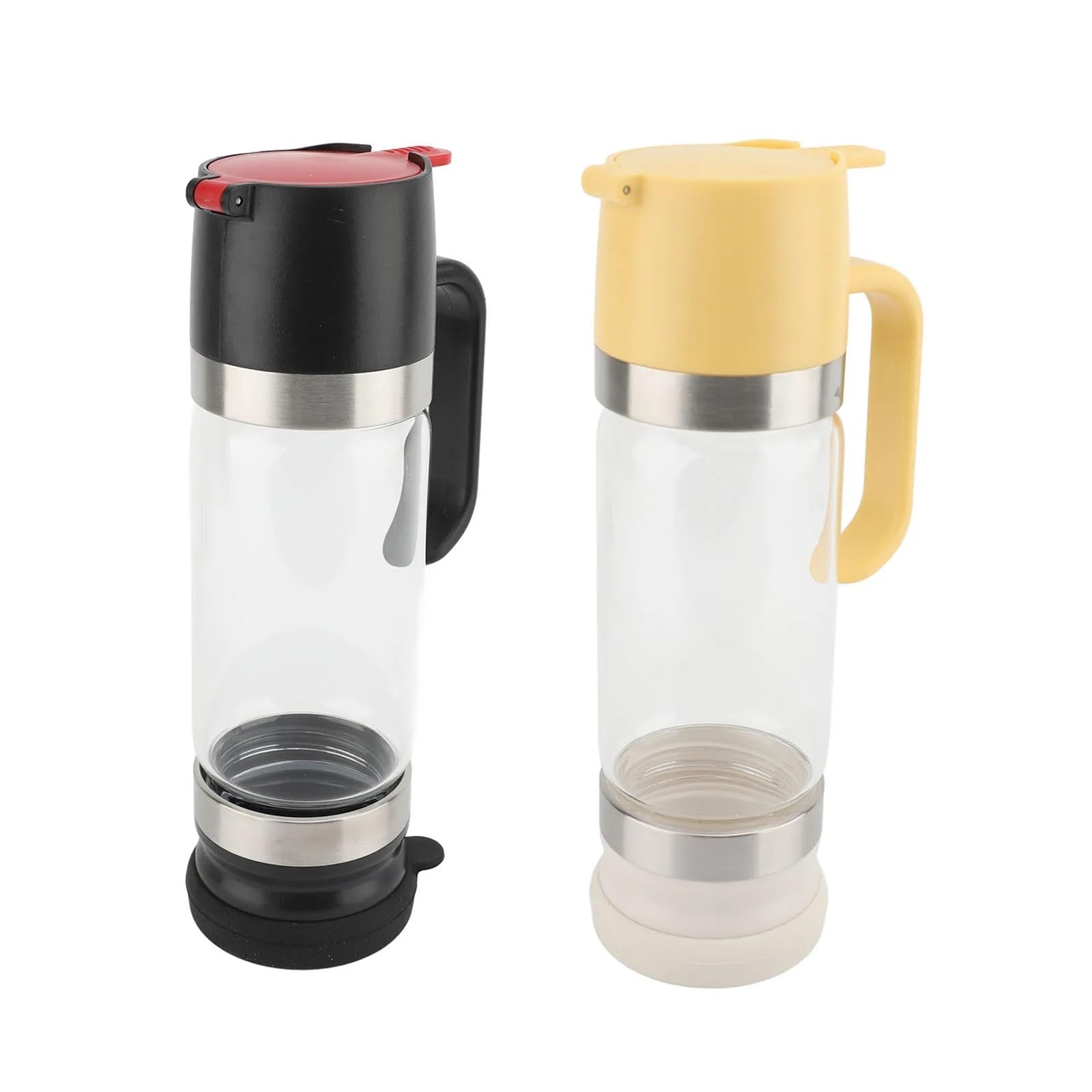 Dispensador De Miel Dispensador de miel, jarabe vidrio transparente 350ml con asa, contenedor for evitar goteos, for cafeterías, restaurantes y hogares