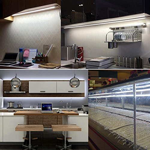 Tira rígida LED 25cm SMD 8520 con perfil de aluminio miniatura 6