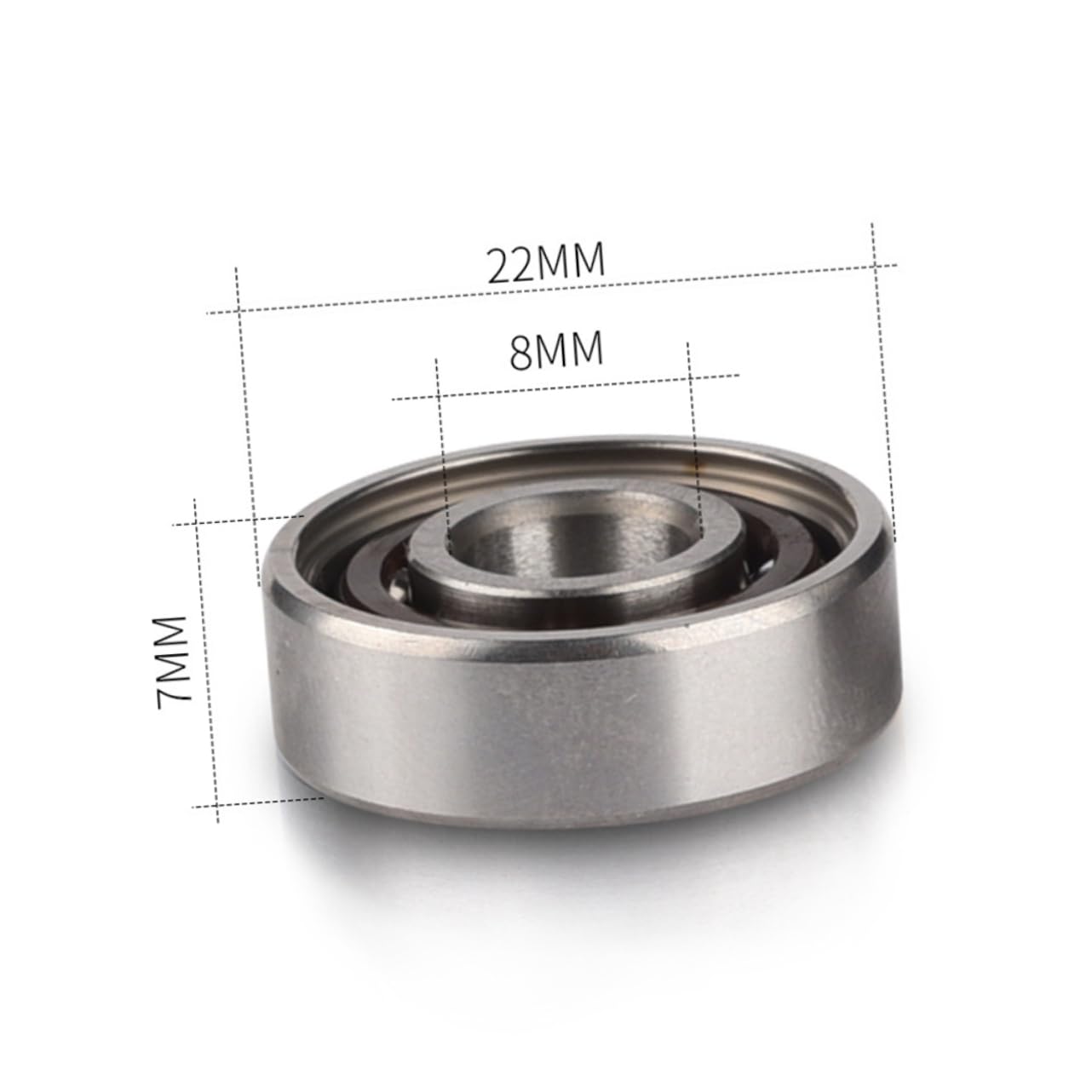 40pcs Quiet Sealed Inline Skate Wheel Bearings Replacement Skateboard Bearings