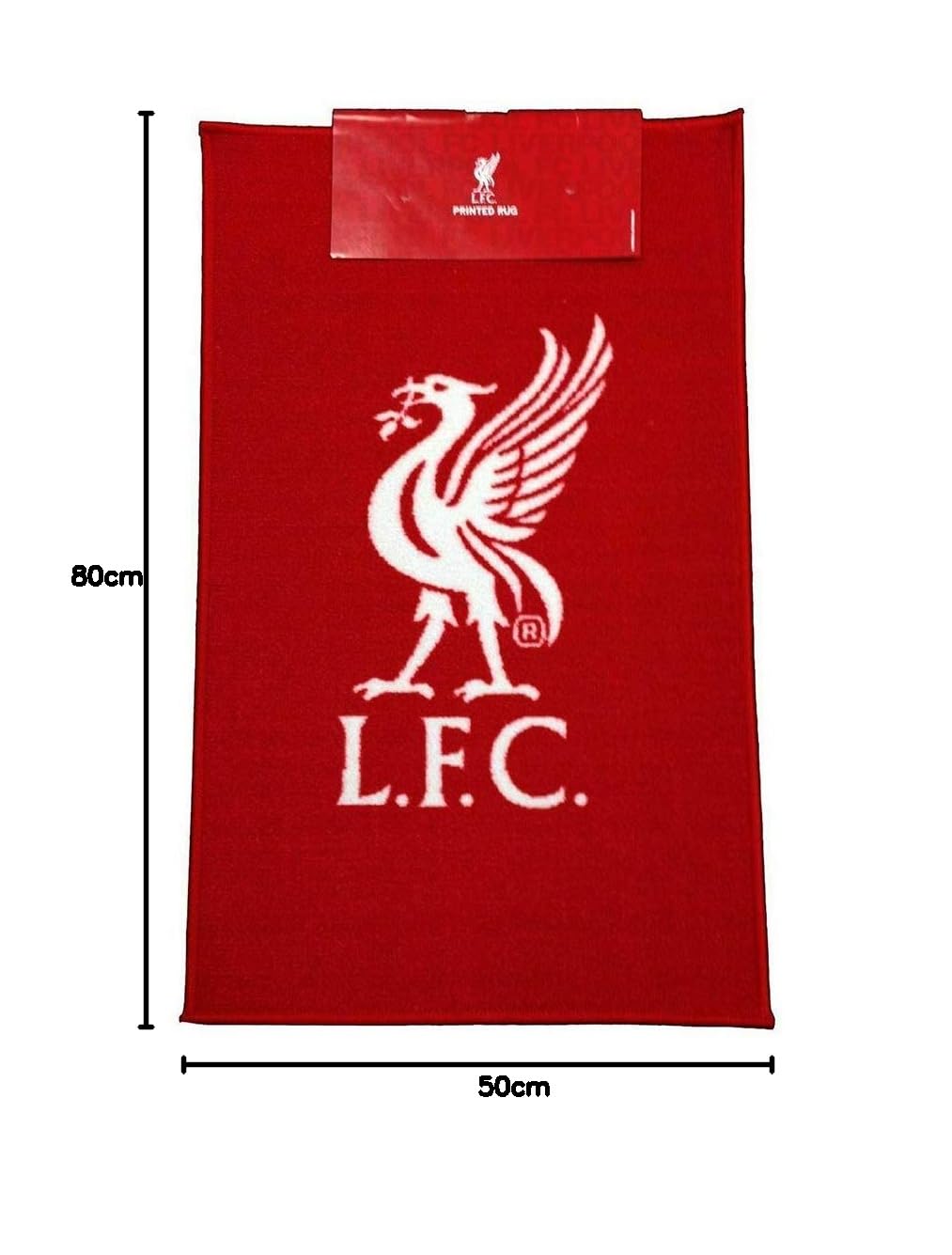 L.F.C Coperta ufficiale del Liverpool Football Crest in pile per la casa o l 'auto (100% poliestere e 125 cm x 150 cm