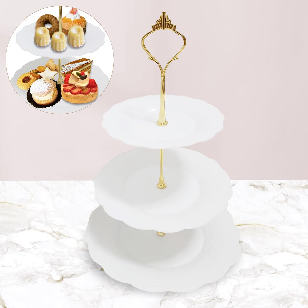 新品】ウェッジウッド クィーンオブハート アフタヌーンティー ケーキ