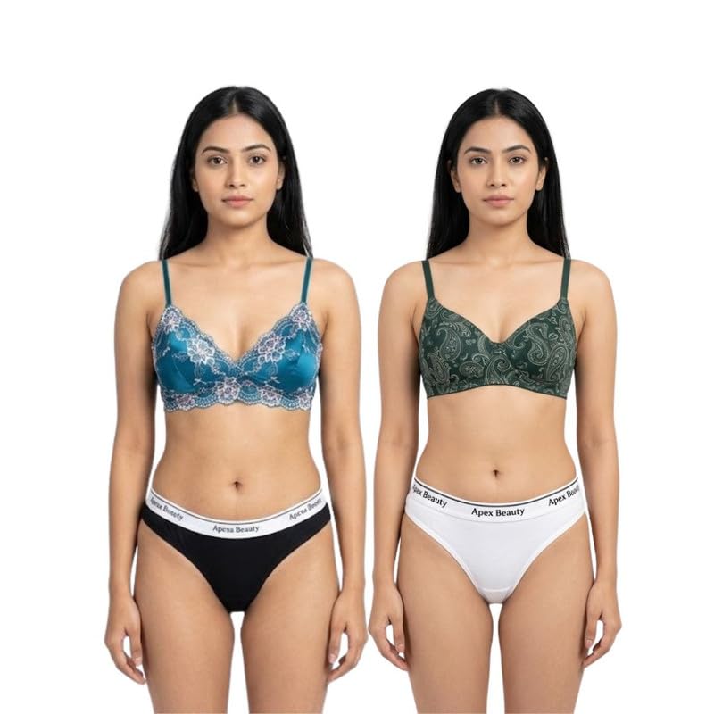 Women Low Waist Thong Panty | Soft Stretchable G-String Bikini | Lightweight Comfortable Innerwear Pack of 2 (Black-White)-image-18