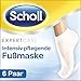 Produktbild Scholl Expertcare Fußmaske - feuchtigkeitsspendende Fußmaske für Ihre Fußpflege-Routine zuhause - Multipack mit 6 Paar (2 x 3 Paar)