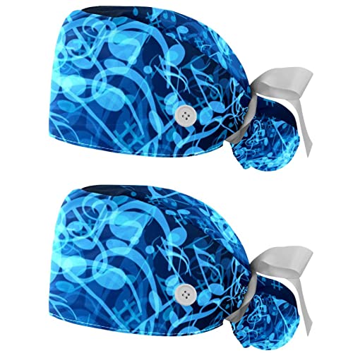 Casquettes de travail respirantes JDEZ anti transpirantes bleues