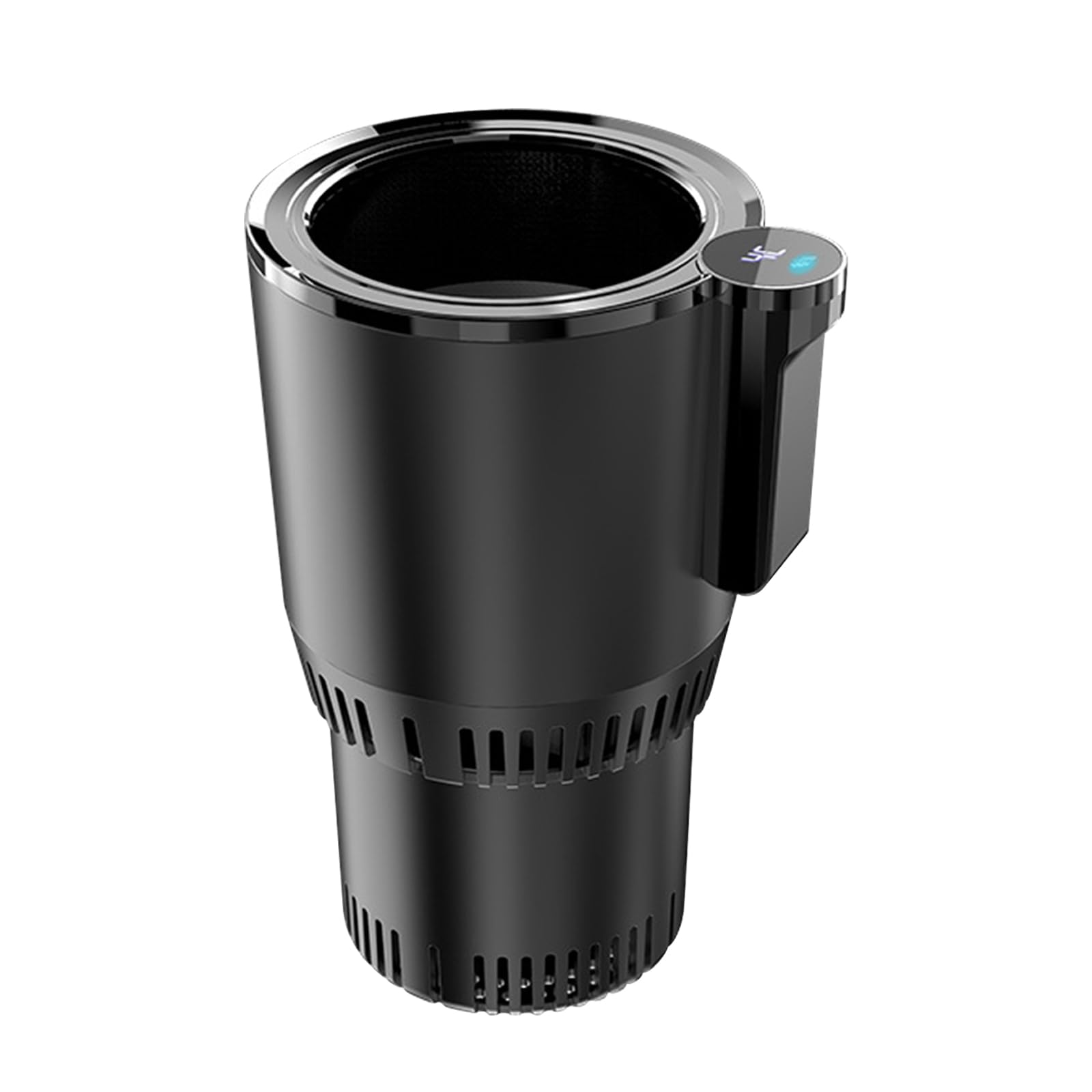2-in-1 Smart Car Cup Cooler und Heizung, Smart Cup für Auto mit LED-Temperaturanzeige, Touch-Steuerung, hält Getränke kalt oder heiß im Auto-Becherhalter, passt in Pendler Road Tripper,