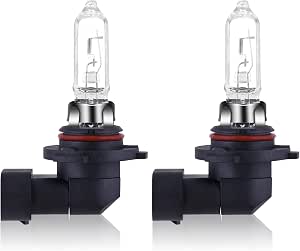 NEWBROWN 9005 Headlight Bulbs 200% brightness 4300K White 12V/60W HB3 9005 Bulb Halogen Long Life Replacement P20D (9005/HB3, 2 Pack)