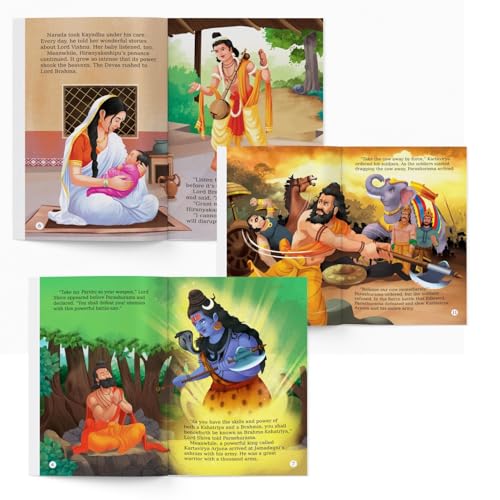 Image of Story Books for Kids (Set of 40 Books) - Ramayana, Hanuman, Krishna, Surya, Kartikeya, Indra, Vishnu, Balarama, Vaishno Devi, Mooshika - Mythology ... - Read Aloud to Infants, Toddlers - Age 3+