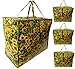 Produktbild Josephine Osthoff Handtaschen-Manufaktur 4 Stück DONKEY Sonnenblumen Aufbewahrungstasche XXL Tasche Schutzhülle Allzwecktasche groß Tragetasche