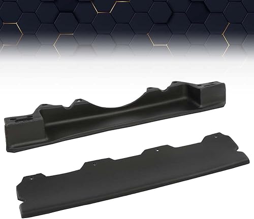 Miniatura 2 de PIT66 Llenadores de parachoques, compatibles con Cadillac Deville, Fleetwood, Brougham Model Cars 1980-1992, color negro, Negro -