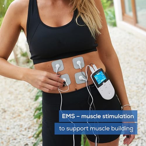 Image of Beurer Pain Relief Products With Reliable German Technology (Digital TENS EMS EM49), White