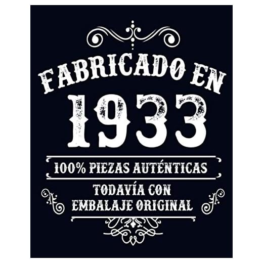 Fabricado en 1933 Todavia Con Embalaje Original: Feliz cumpleaños niña de 88 años escribiendo un diario | Cuaderno en blanco con 120 páginas / 8x10 pulgadas