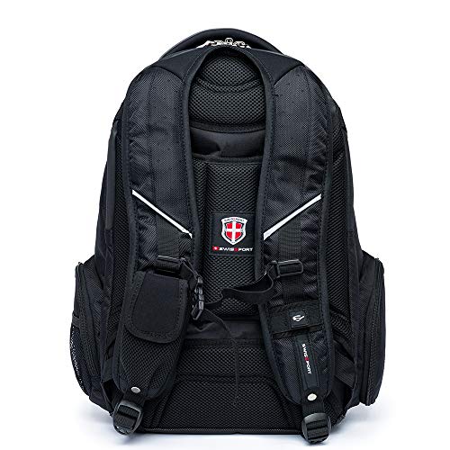 Mochila Notebook Ipad Executiva Swissport Preta