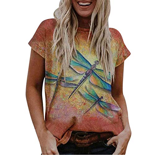 XTBFOOJ schwarzes Oberteil Damen Frauen Hemd mia Moda Damen Damen Sommer...