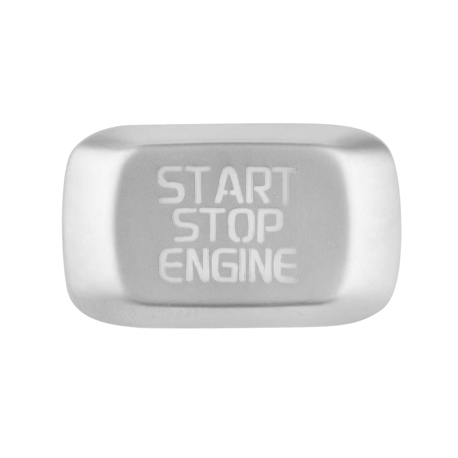 Button Trim Compatible with Volvo V40 V60 S60 S60L XC60 S80L 2014 2015 Car Engine Start Button Cover(Silver)