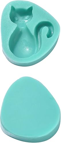 Miniatura 9 de UR URLIFEHALL 5 moldes de silicona para gatos, moldes de caramelo de chocolate, moldes de silicona de grado alimenticio para chocolate, gelatina,