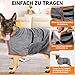 Hundebademantel Für Große Hunde,Bademantel Hund groß，Mit Klettverschluss, Gute Wasseraufnahmewirkung (L-Größe)